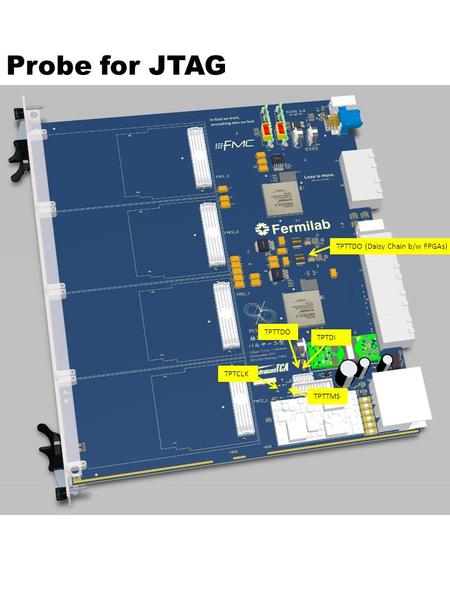 TPTTDO (Daisy Chain b/w FPGAs) TPTTDO Probe for JTAG TPTTMS TPTDI TPTCLK.