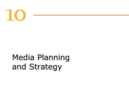 Media Planning and Strategy. Satellite radio stations 2 Satellite radio stations 2 The Traditional Media Landscape Broadcast networks (TV and cable) 100.