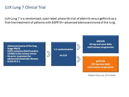 until tumour progression until tumour progression