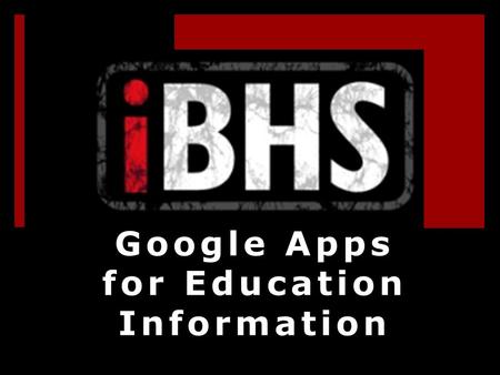 Google Apps for Education Information. Each student has email  The email is in within a Google domain set up specifically for Belton ISD as MyBISD.net.