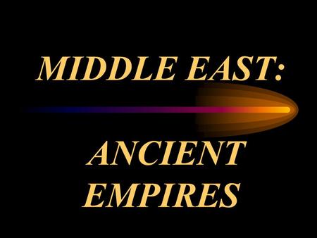 MIDDLE EAST: ANCIENT EMPIRES. Mesopotamia means “land between rivers” It is the area between Tigris River and Euphrates River. It sometimes refers to.