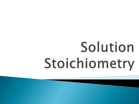  If a VOLUME is mentioned, and the problem involves molarity DO NOT assume that 22.4L should be used. STP is only used when it says STP in the question.