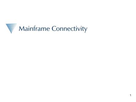 1 Mainframe Connectivity. 2 Access to ViaSQL Access Server n ViaSQL Direct and ViaSQL Integrator n TCP/IP –easier to set up –less configurable n APPC.