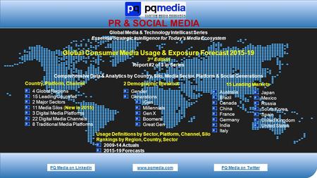 Global Media & Technology Intellicast Series Essential Strategic Intelligence for Today’s Media Ecosystem Global Consumer Media Usage & Exposure Forecast.