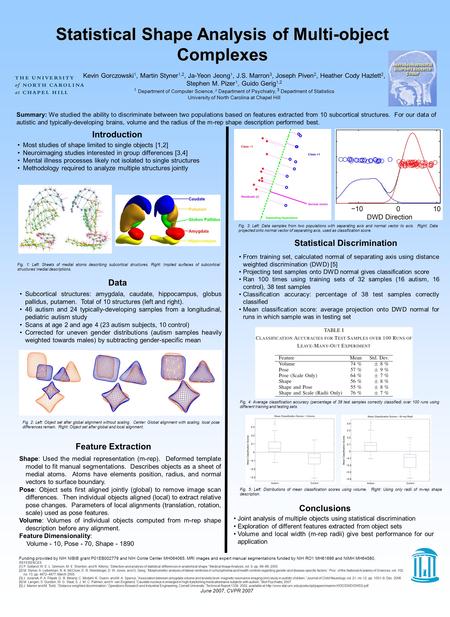 Statistical Shape Analysis of Multi-object Complexes June 2007, CVPR 2007 Funding provided by NIH NIBIB grant P01EB002779 and NIH Conte Center MH064065.