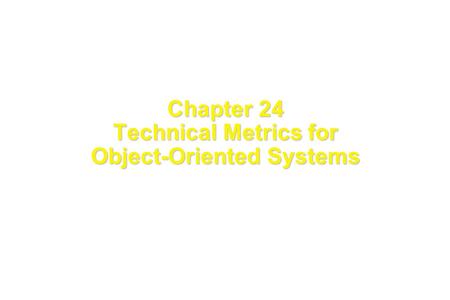 1 These courseware materials are to be used in conjunction with Software Engineering: A Practitioner’s Approach, 5/e and are provided with permission by.