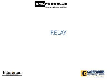 RELAY. Relay A relay is an electically operated switch. Many relays use an electromagnet to operate a switching mechanism mechanically, but other operating.