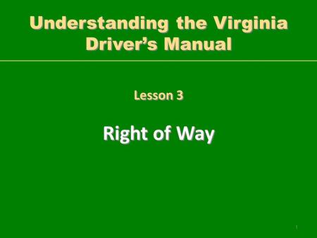 Understanding the Virginia Driver’s Manual