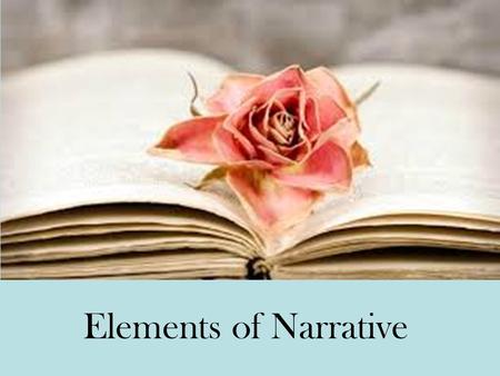 Elements of Narrative. Character Plot Setting Conflict Point-of-View Theme.