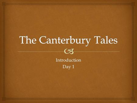 Introduction Day 1.   Review Terms  Journal and Discussion  Examine TV Examples  Small Groups  Compile Examples from Small Groups to Make a Big.