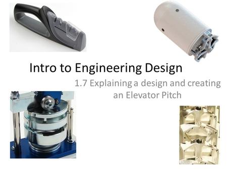 Intro to Engineering Design