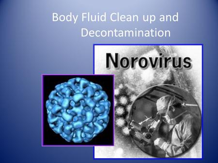 Body Fluid Clean up and Decontamination