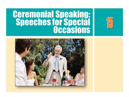 Ceremonial Speaking: Speeches for Special Occasions