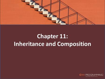 Chapter 11: Inheritance and Composition. Introduction Two common ways to relate two classes in a meaningful way are: – Inheritance (“is-a” relationship)