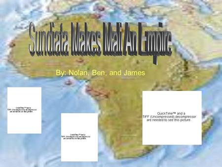 By: Nolan, Ben, and James. *Mali was located on the Niger river, which gave it fertile land for farming The people of Mali controlled the Niger river.