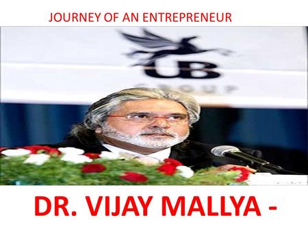 JOURNEY OF AN ENTREPRENEUR