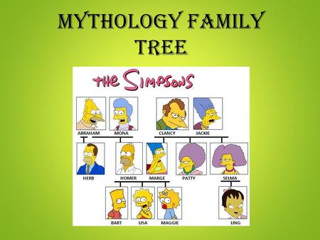 Mythology Family Tree.