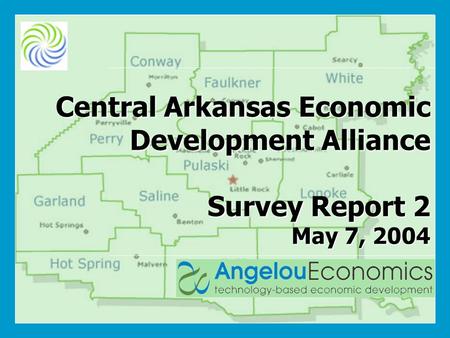 Central Arkansas Economic Development Alliance Survey Report 2 May 7, 2004.