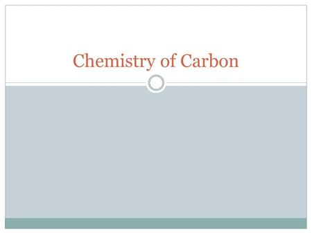 Chemistry of Carbon. What does it mean to be organic at the grocery store? Produced 100% naturally with no pesticides or other man-made chemicals.