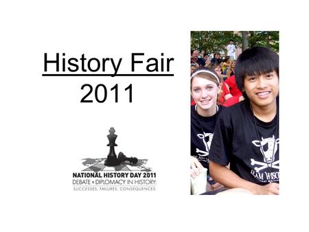 History Fair 2011. What is History Fair? *Our school district holds an annual event where you can display a history project and have it judged for its.