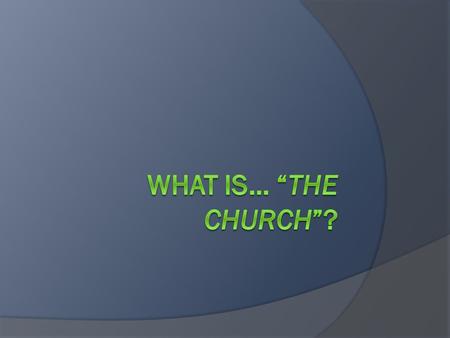 Jesus is the Builder and Savior of His church  Matthew 16:18 And I also say to you that you are Peter, and on this rock I will build My church, and the.