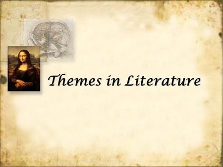 Themes in Literature.