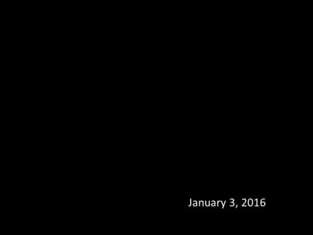 January 3, 2016. Make Room for Jesus Mark 12:30 “And you shall love the Lord your God with all your heart, and with all your soul, and with all your.