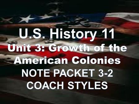 What countries have colonies in North America? Britain / Spain / France Spain and France allowed their colonists very little room for self-government.