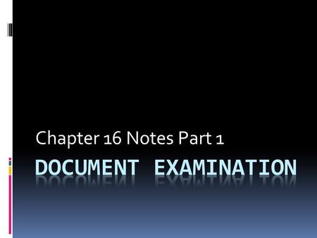 Chapter 16 Notes Part 1. The Unabomber  In 1978, a package was sent to a professor at Northwestern University.  It exploded when it was opened by a.