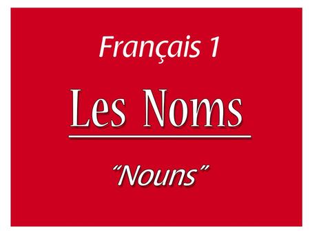 What is a noun? A noun is a part of speech that is used to identify a person, place, or thing.