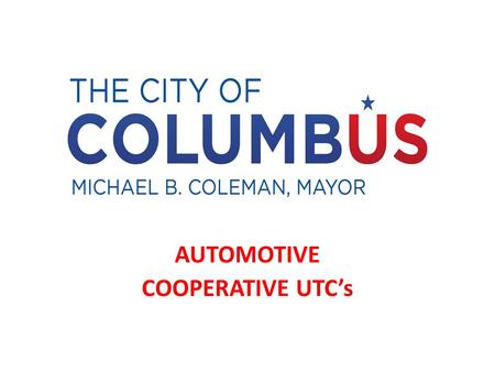 AUTOMOTIVE COOPERATIVE UTC’s. VEHICLE UTC’S AUTOMOBILES LIGHT DUTY TRUCKS CNG AUTOMOBILES.