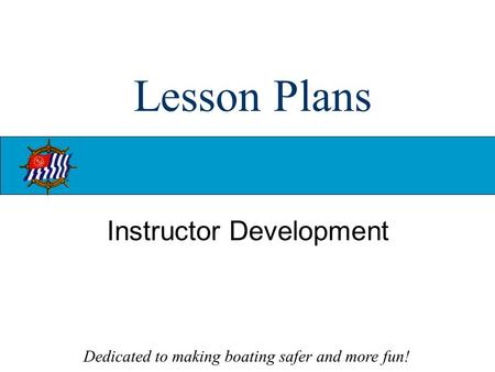 Instructor Development