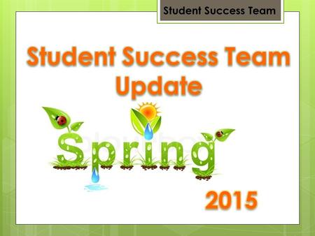 Student Success Team. Core Team Work Team Student Success Team.