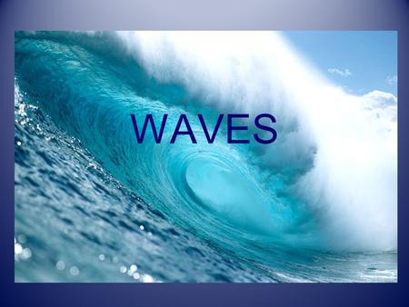 WAVES. What’s the deal with WAVE classification?