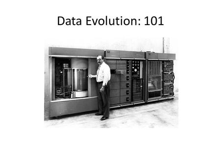 Data Evolution: 101. Parallel Filesystem vs Object Stores Amazon S3 CIFS NFS.