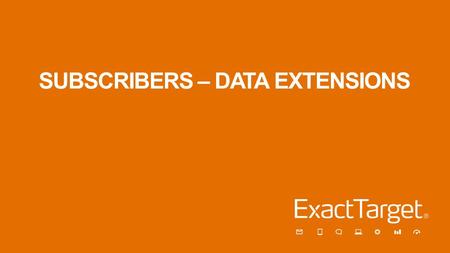 Subscribers – DatA Extensions