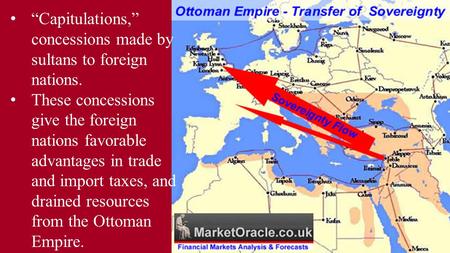 “Capitulations,” concessions made by sultans to foreign nations. These concessions give the foreign nations favorable advantages in trade and import taxes,