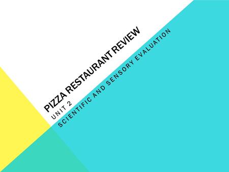 Pizza Restaurant Review