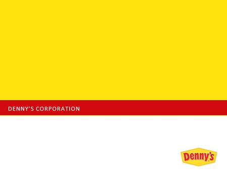 DENNY’S CORPORATION. Industry Analysis The full-service chain restaurant industry has become one of the key contributors towards the economic sector of.