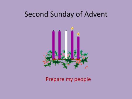 Second Sunday of Advent