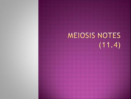  Asexual (relies on mitosis): all of the parents DNA goes to the offspring  Sexual (relies on meiosis): used to create sex cells.