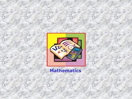 Mathematics. Cartesian Coordinate Geometry and Straight Lines Session.