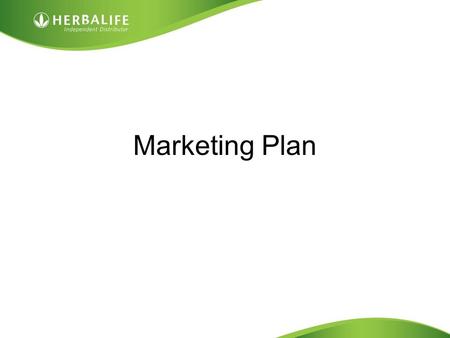 Marketing Plan.