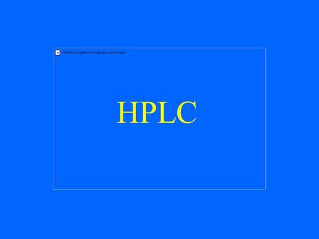 HPLC.