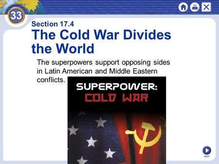 The Cold War Divides the World