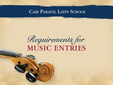 Entries per category are limited! See the summary sheet below for details. A printable summary sheet for all categories (Music, Speech & Visual Arts)