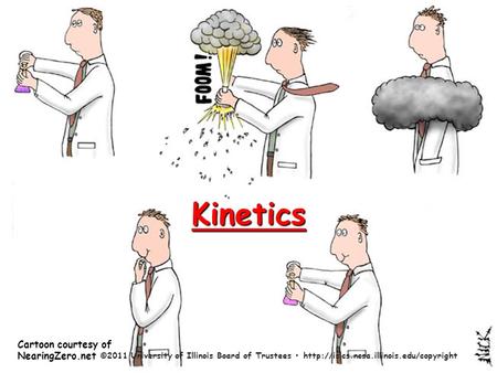 Kinetics Cartoon courtesy of NearingZero.net ©2011 University of Illinois Board of Trustees