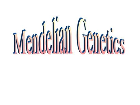 Gregor Mendel carried out the first important studies of HEREDITY used pea plants which reproduce sexually by way of sex cells called gametes.