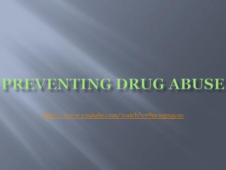  Drugs: Is a chemical substance that is taken to cause changes in a person’s body or behavior  Often gives.