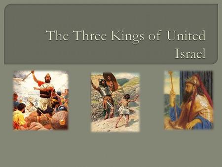   A sad story of a good man being corrupted by power thrust upon him against his own, and God's wishes.  -The People of Israel decided that rather.